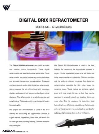 what do the 2 numbers on a brix refractometer mean|how to calculate brix value.